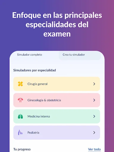 Download Gliamediq: Simulador ENARM Terbaru – Latihan Soal Medis - Screenshot 21