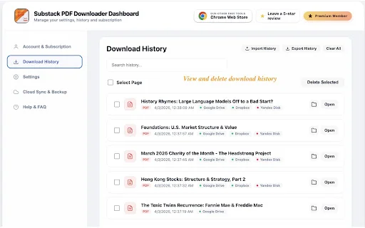 Substack PDF Downloader: Simpan Artikel ke PDF, Markdown, JSON - Screenshot 5