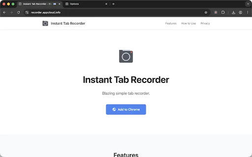 Download Instant Tab Recorder Terbaru – Rekam Layar Gratis - Screenshot 1
