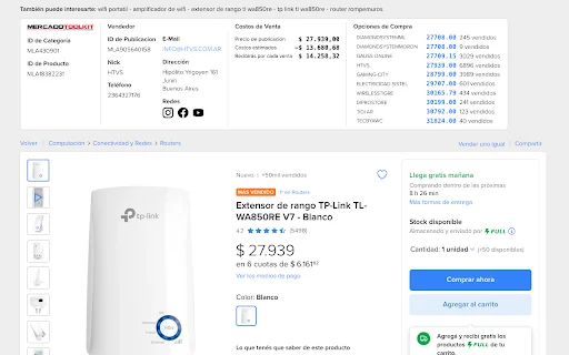 Download MercadoToolkit AI Gratis – Alat Penjual MercadoLibre - Screenshot 4