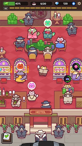 Download Cat Mafia : Idle Tycoon Games Terbaru – Game Simulasi Kucing - Screenshot 2