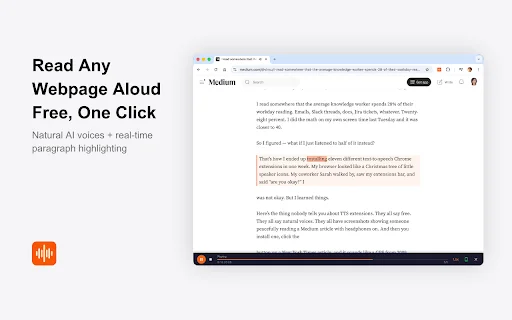 CastReader: Text-to-Speech Gratis untuk Kindle & PDF Terbaik - Screenshot 1